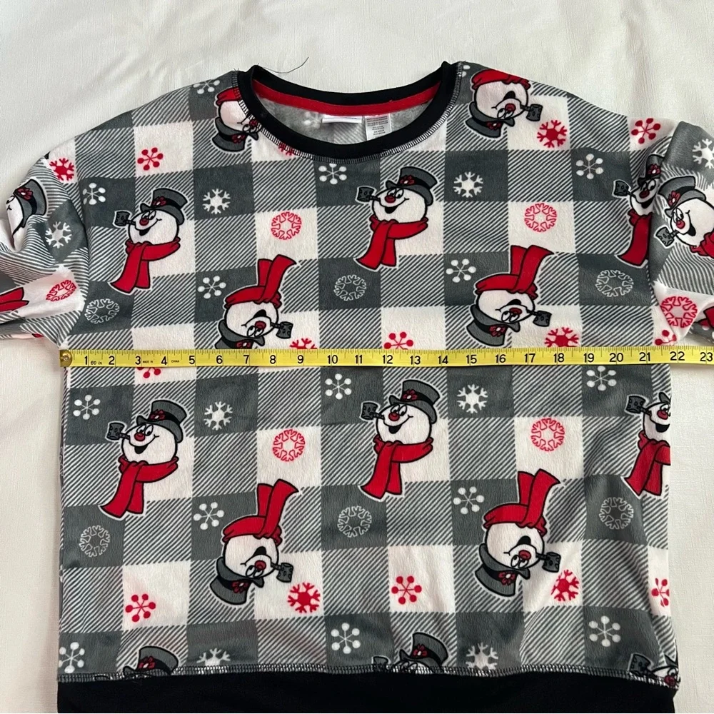 Frosty the Snowman Pajama Top Size M